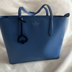 Kate Spade Breanna Leather Tote Cornflower Blue